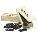 Image of Domino game in a wooden box