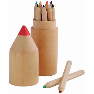 Image of Bossy 12-piece coloured pencil set