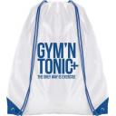 Image of White Coloured Trim Pegasus Drawstring Bag