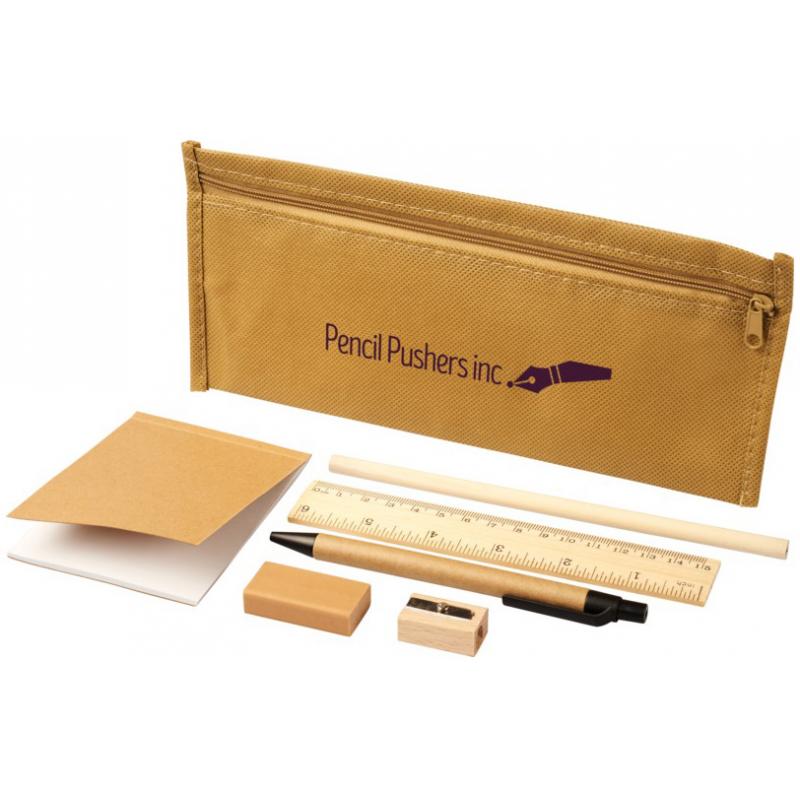 Image of Enviro 7-piece Eco Pencil Case Set