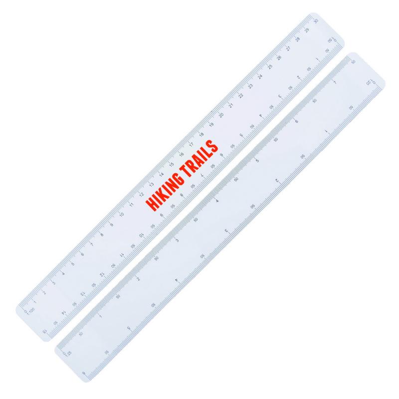 Image of Ultra thin scale ruler, ideal for mailing, 300mm