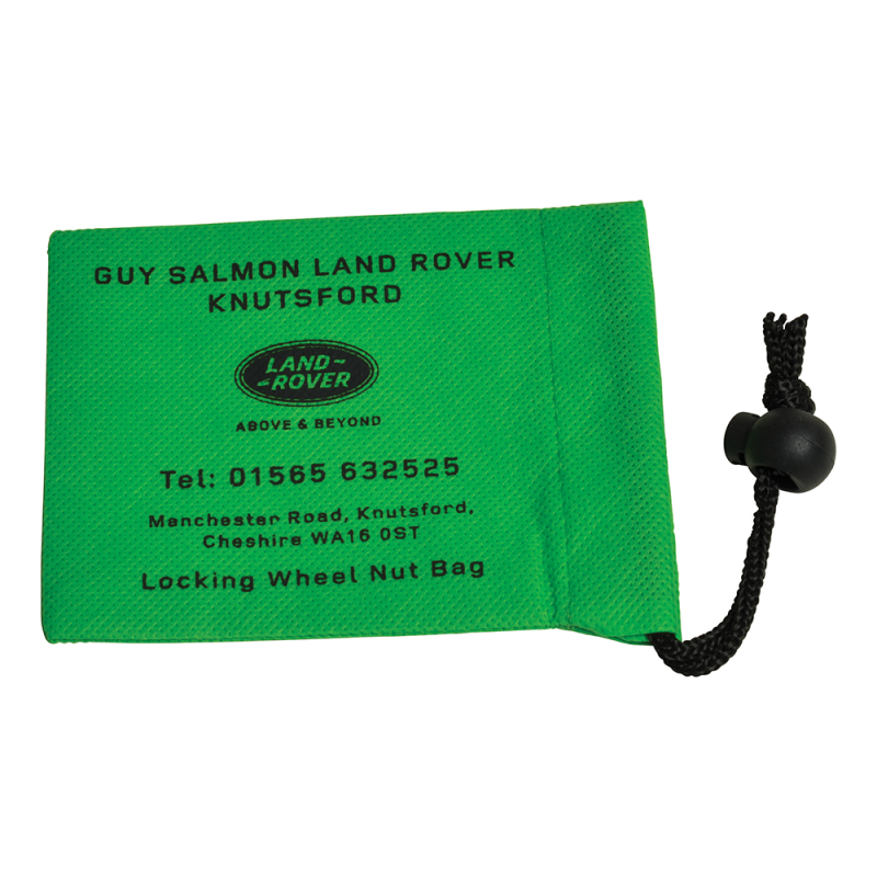 Image of Large Locking Wheel Nut Bag (120x95mm: Non Woven)