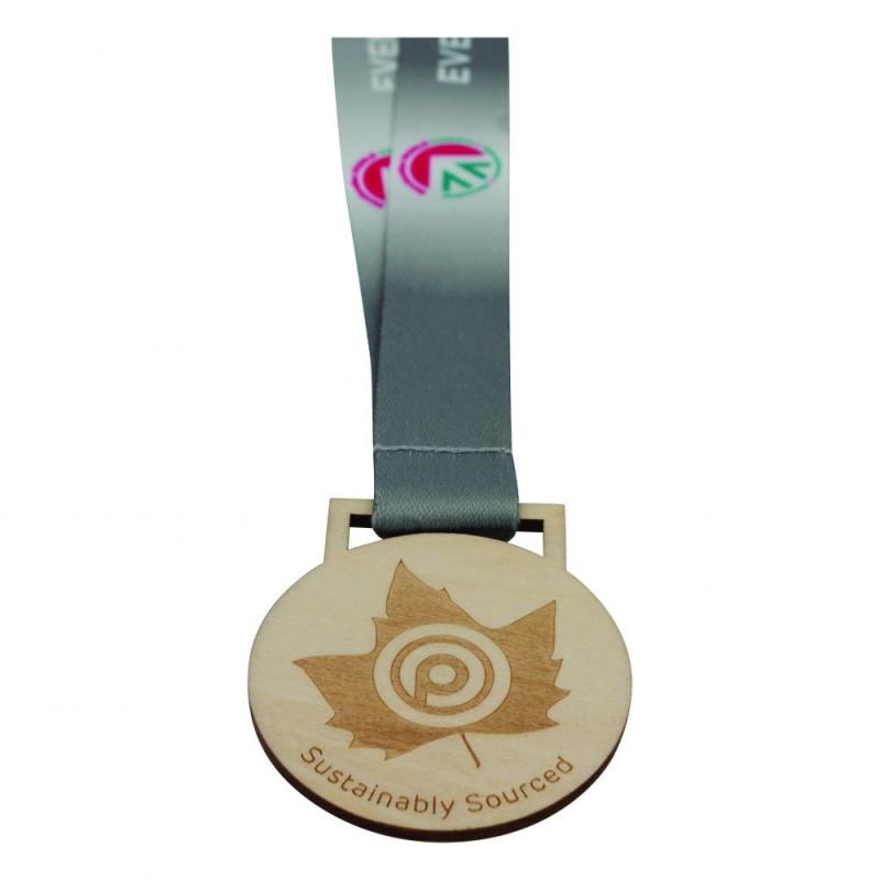 Image of 50mm Wooden Medal