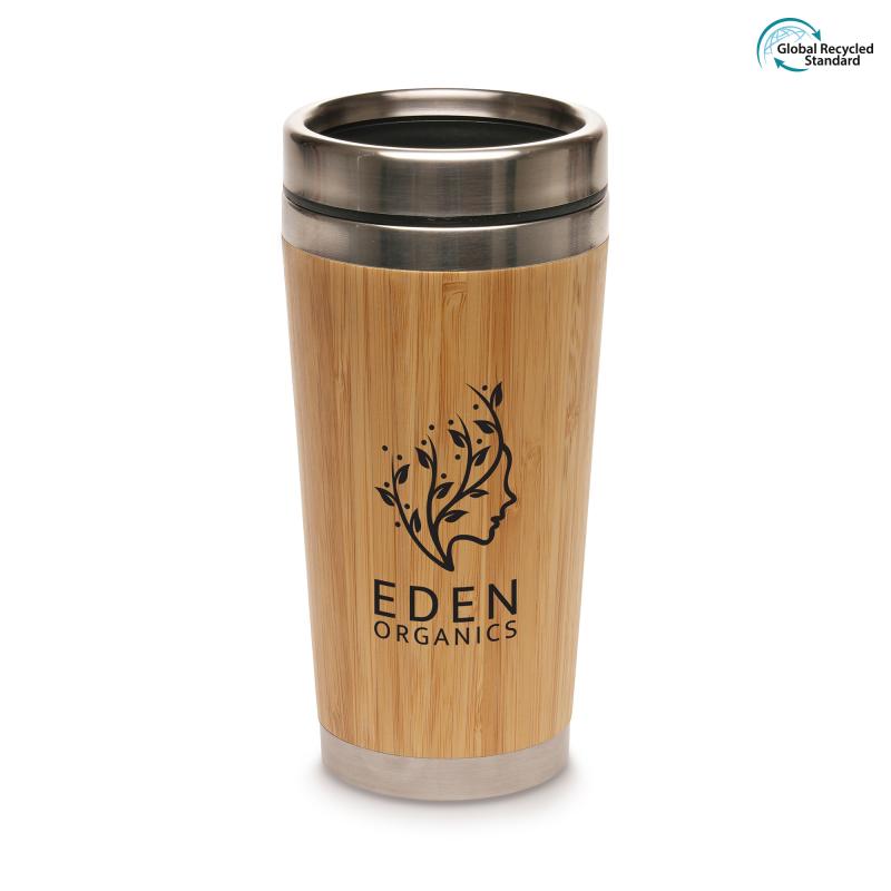 Image of 450ml Stainless Steel Bamboo Travel Tumbler